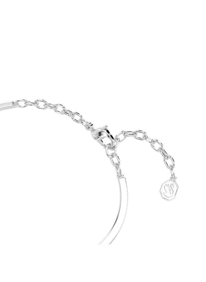 Swarovski  Symbolica White Crystal Rhodium Plated Soft Bracelet for Women | Best Price UAE